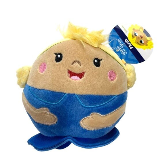 New Bendon Plush Stuffed Animal Toy Goldilocks Giggle & Grow 5 in Tall Doll Blue - Picture 1 of 3